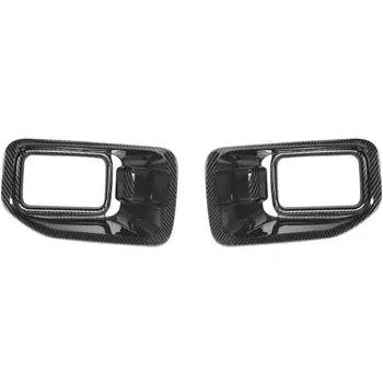 2x Накладки на противотуманные фары из АБС-пластика под карбон для ford f150 xlt 2015-2020