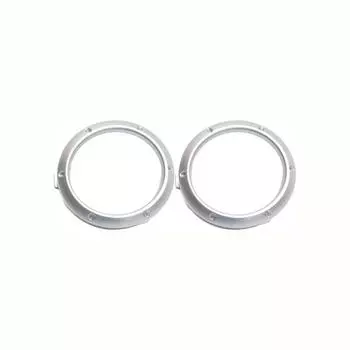 2X Накладки на противотуманные фары, Кольца фар, Для Toyota Highlander 2004-2007