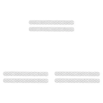 - 2x наклейки на отражатели для автомобиля, светоотражающая предупреждающая лента для зеркала заднего вида (белый)