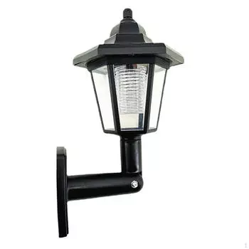 2x настенных светильника на солнечных батареях Hex, садовые ландшафтные светильники, водонепроницаемые украшения, бра на солнечных батареях для газона