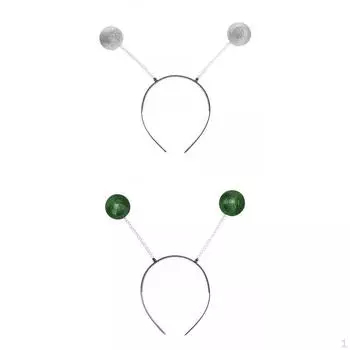 2x новинка, повязки на голову с изображением пришельцев, головные уборы, парады, обруч для волос для косплея, обруч для волос