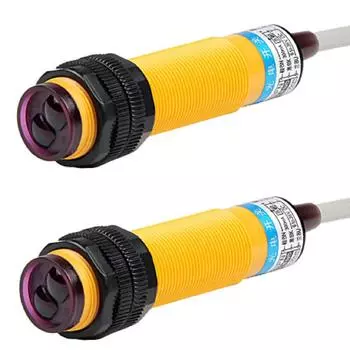 2x NPN НО E3F-DS30C4 Фотоэлектрический выключатель Регулируемый датчик 3 провода Нормально открытый