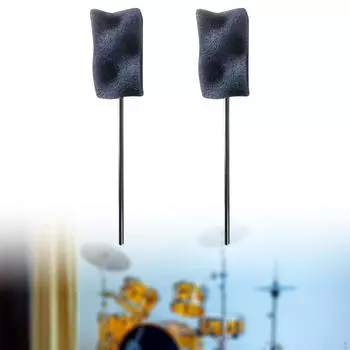 2x Педаль барабана Hammer Sponge Quiet Kick Head Upgrade Foot Beater