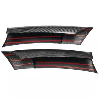 2x передний бампер сплиттер заслонка для BMW 3 серии E90 E91 320i 330i 2005-2008 бампер сплиттер полоса пластиковая замена