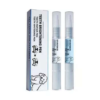 2x Pet Tooth Pen для собак и кошек для очистки зубов от зубного камня, удобная для путешествий, простая в использовании чистка зубов и десен домашних животных