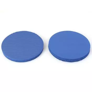 2x Планка Тренировка Круглый Наколенник Фитнес Отжимания Йога Отскок Коврик (синий)
