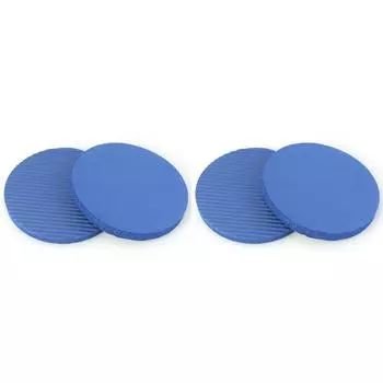 2x Планка Тренировка Круглый Наколенник Фитнес Отжимания Йога Отскок Коврик (синий) КДЕ