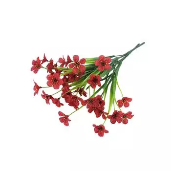 2X Пластиковые садовые искусственные цветы Фиалки Романтический цветочный букет Окно Кухня Стол Офисный горшок