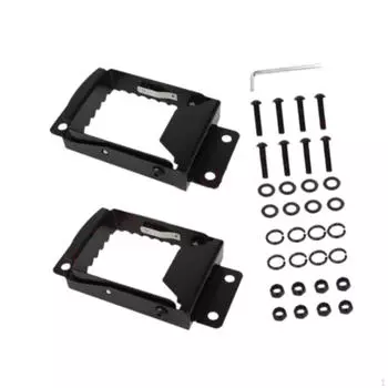 2x Подножки для квадроцикла Аксессуары для мотоциклов Черные Простые детали для установки и ремонта Удобные