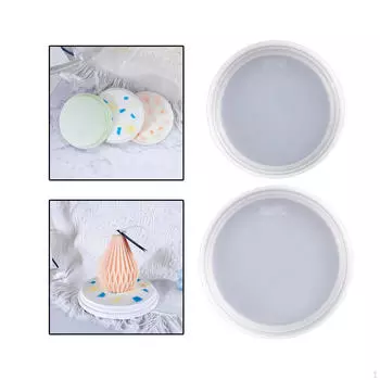 2x Подставка для подставки, силиконовая модель, украшение, сделай сам, эпоксидная смола, принадлежности для изготовления, инструмент, декоративный поднос для