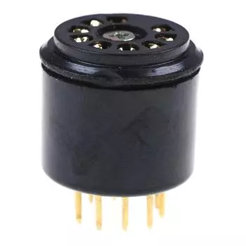 2X позолоченный 9-контактный бакелитовый трубчатый разъем для тестирования Saver для 12Ax7 Ecc83 5670 6Dj8
