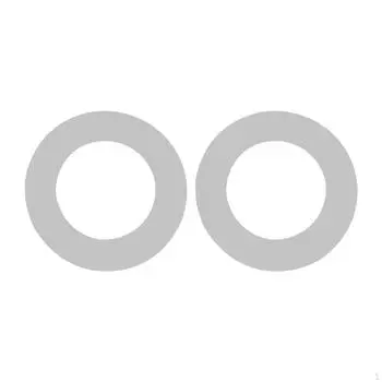 2x Прокладка сливного клапана унитаза Прозрачная Легко установить Уплотнение Аксессуары для сиденья для ванной комнаты