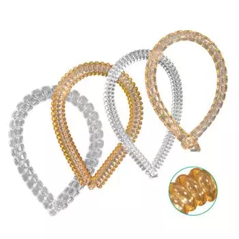 2x прозрачные спиральные инструменты для колец, регулятор размера кольца для свободных колец, затягиватель, инструменты для изменения размера, инструмент для изготовления ювелирных изделий A