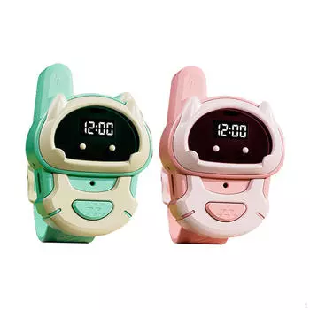 2x рации для детей, многофункциональные игры, походы, мероприятия на свежем воздухе Pink