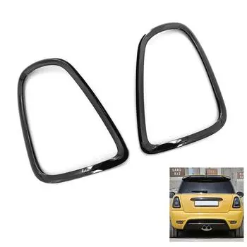 2x Рамка для заднего фонаря для Mini Cooper R56 R57 R58 R59 2007-2013 Глянцевая черная накладка на задний фонарь 51132752243 CHINA