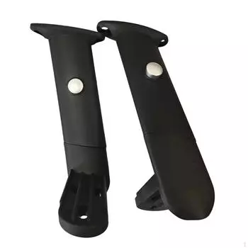 2x регулируемые подлокотники для стула, офисные аксессуары, подушечки для подлокотников, противоскользящие универсальные сменные