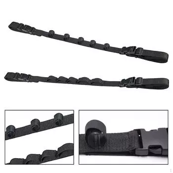 2x Ремень для крепления удочек в автомобиле, органайзер для 5 удочек