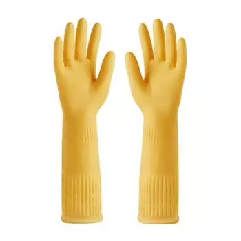 2X резиновые перчатки кухонный гаджет садовый инструмент изысканный практичный водонепроницаемый бытовые принадлежности перчатки для мытья двора l