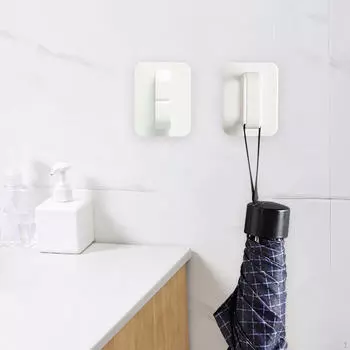 2x Самоклеящиеся крючки настенные прочные декоративные без сверления для подвешивания полотенец