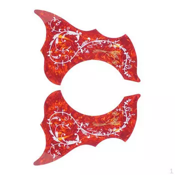 2x самонакладная накладка для акустической гитары в форме колибри для