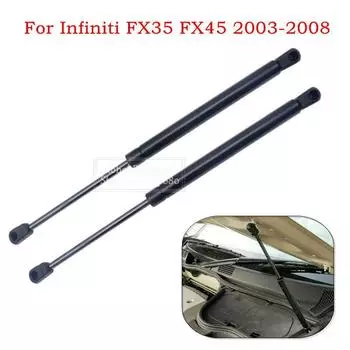 2x SG371003 Передняя крышка двигателя автомобиля Капот Амортизатор Подъемные стойки Рычаг опоры Газовый Гидравлический Для Infiniti FX35 FX45 2003-2008 CHINA