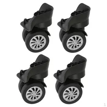 2x сменные универсальные колеса для багажа, многоразовые, вращающиеся на 360°, чемоданные ролики