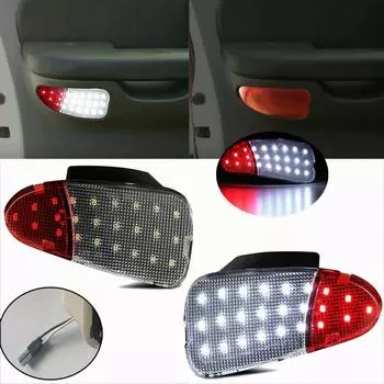 2x Светодиодная передняя левая+правая подсветка салона двери, пара ламп для Ford F150 F250 1997-2003 гг.