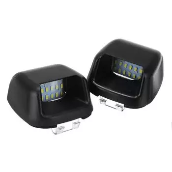 2x Светодиодный фонарь подсветки заднего номерного знака Белая лампа Для Nissan Frontier 2007-2019 Armada
