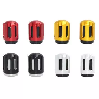 2x Tire Valve Stem Caps Motorbike Accessories Repair Parts Sturdy Tire Air Valve Covers Aluminum Alloy for Gtv Lxv LX125 красный