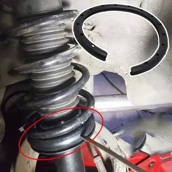 2x Универсальный пружинный изолятор багажника автомобиля, подвеска, резиновый рукав рулевого управления, амортизация, левая и правая пружины, защита сидений 2pcs