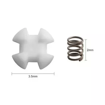 2X Вал рулевой втулки шестерни крестообразный зажим пряжка для Toyota Prado LC120 для Lexus GX470 45210-33240 45210-35250 пружина CHINA