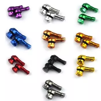 2X Valve Stem High-strength Truck Accessories Replaced Parts Tire Caps жёлтый