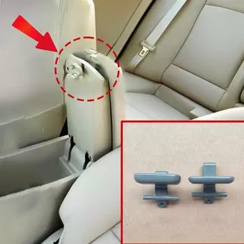 2x Верхняя нижняя защелка подлокотника автомобиля серая для Hyundai Sonata NF 2007 2008 2009 2010 центральная консоль зажим 846613K000U7 846623K000U7
