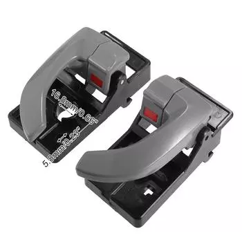 2x Внутренняя ручка двери автомобиля серая левая правая для Hyundai Tucson 2005-2009