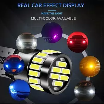 2x W5W T10 24SMD светодиодные лампы Canbus Лампочки для салона автомобиля Лампы парковочного положения Лампы для чтения Map Dome T10