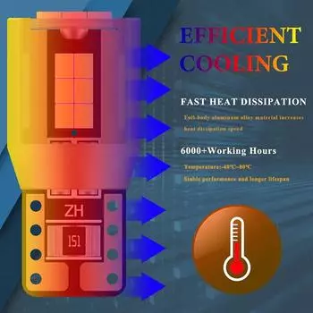2X W5W T10 светодиодные лампы 168 194 сигнальная лампа парковочный габаритный фонарь чтение номерного знака 12 В 6000 К T10