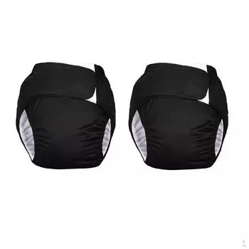 2 водонепроницаемых тканевых подгузника для взрослых, регулируемые эластичные брюки из ТПУ, для пожилых людей, страдающих недержанием