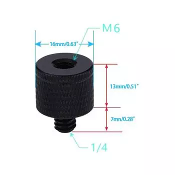 2x винта для камеры DSLR 1/4 на M4 M5 M6 M8 M10 M12 переходной винт стандартный 1/4 винт адаптера крепления для штатива проектора A31