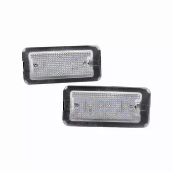 2x ксеноновые белые 18SMM для Fiat 500 500C 2007-2016 светодиодные лампы подсветки номерного знака