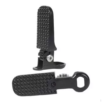 2x Задние педали для велосипеда Подножки для велосипедного сиденья Подставка для ног Алюминиевый сплав Противоскользящие