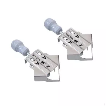 2x зажима для дерева 90 градусов, регулируемая рамка из нержавеющей стали для фотоуголка