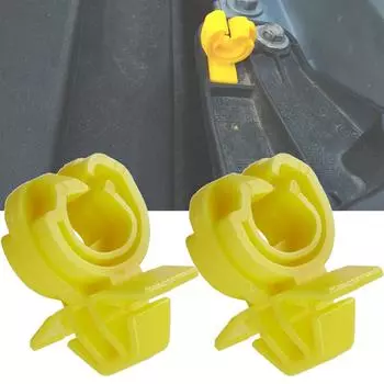 2X зажимы для троса капота для Opel Corsa DE, крепежный держатель, стопор, заклепка, крепеж, стойка стойки, фиксатор стойки, замена 2PCS