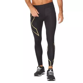 2XU Two Times You MCS Run компрессионные леггинсы всесезонные черные спортивные длинные леггинсы для бега трусцой тренажерного зала фитнеса компрессионная поддержка MA5305B