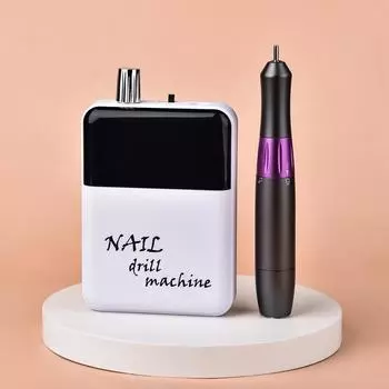 30000 об/мин, фрезерный станок для ногтей с ЖК-дисплеем HD, перезаряжаемый мастер для маникюра, портативный фрезерный станок для маникюра