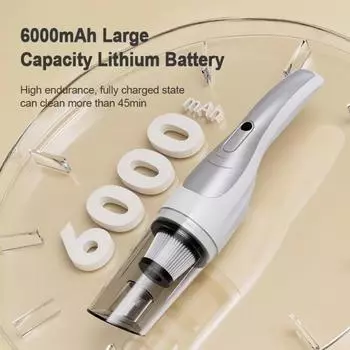 30000 Па беспроводной пылесос ручной мощный бесщеточный мотор двойного назначения для автомобиля и дома портативный робот-пылесос