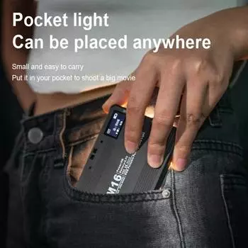 3000-9900K 1500mAh RGB светодиодная видеолампа светодиодная видеолампа с регулируемой яркостью для фотосъемки заполняющая лампа RGB светодиодная панель для видеоблогов