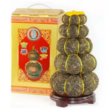 3000 г Юньнаньский зеленый чай Пуэр, 5 слоев тыквенного типа, крафтовый пуэр, подарочный чай 3000g