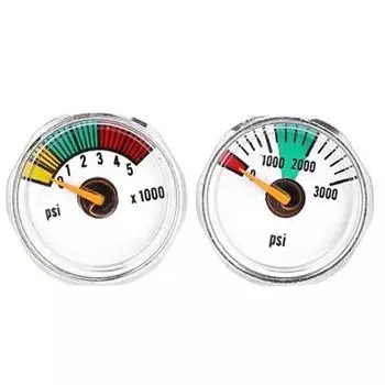 3000psi / 5000psi 1/8NPT Мини Манометр для PCP 5000psi