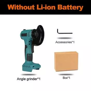 3000W Brushless Cordless Angle Grinder Polishing Grinding Machine Diamond Cutting Tool Power Tool 1*Battery