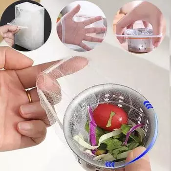 300/200/100/10 шт. Одноразовые сетчатые фильтры для раковины, фильтр для кухонной раковины, сливное отверстие, антиблокировочное утолщение, чистящие фильтры